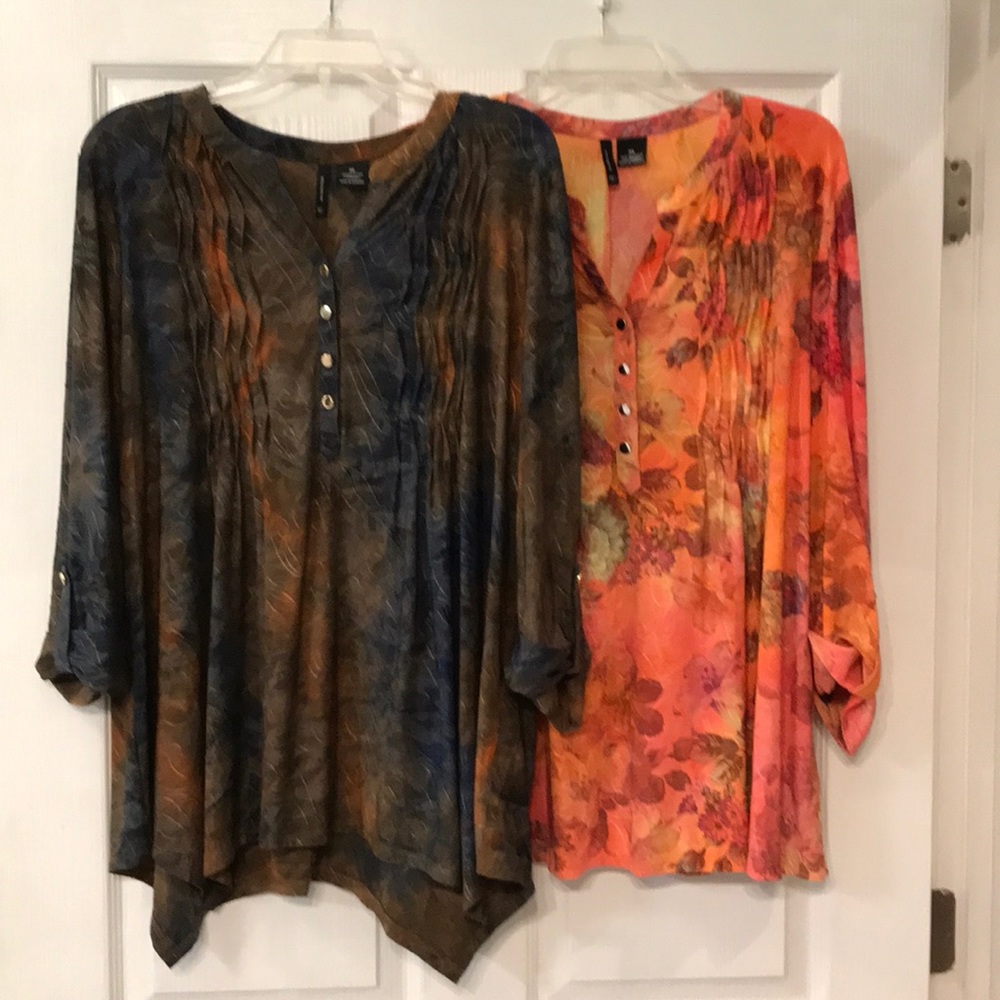 Lot of two great fall tops